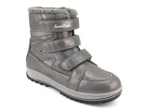 А35-100-4 Сурсил (Sursil-Ortho), ботинки подростковые ортопедические с высоким берцем, зимние,  шерсть, кожа, текстиль, серый в Новокузнецке