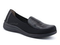 84-52Т-22-402/30 Рикосс (Ricoss) туфли для взрослых, кожа, лак, текстиль, черный, полнота 9 в Новокузнецке